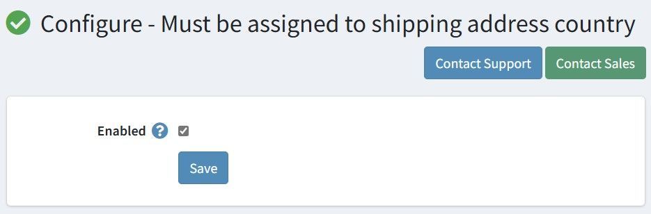 nopcommerce discount on shipping country configure page